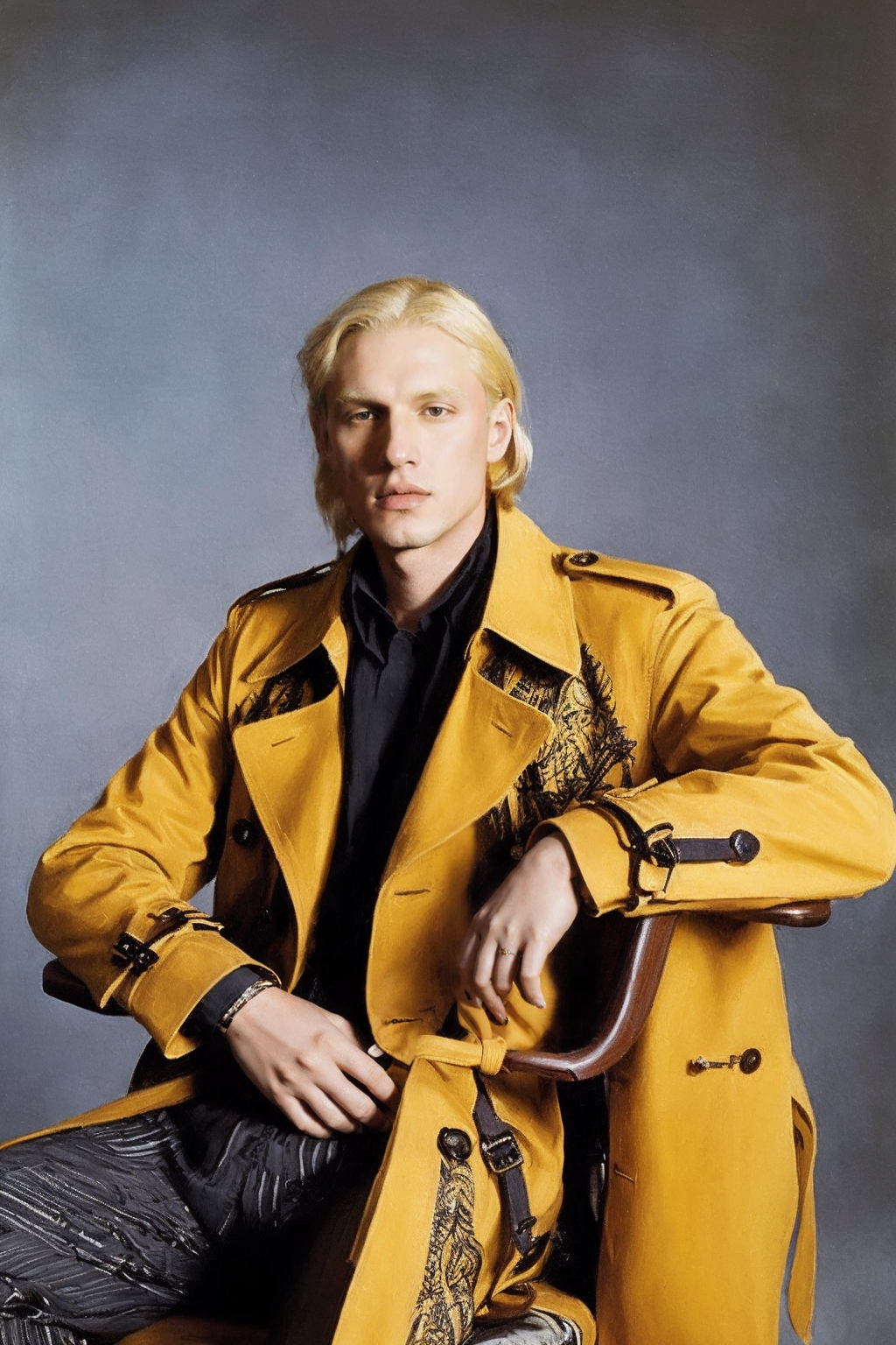 02010-35685688-2731-a painting of a man sitting in a chair, as fashion editorial 90s, medium yellow blond hair, style of stanley donwood, photograph.png